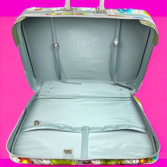 Vintage Flower Power Travelware Bright Groovy Retro Suitcase Lock w/ Keys - Picture 8 of 9